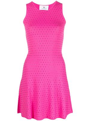 Chiara Ferragni crystal-embellished dress - Pink