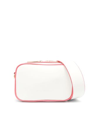 Chiara Ferragni debossed-logo crossbody bag - White