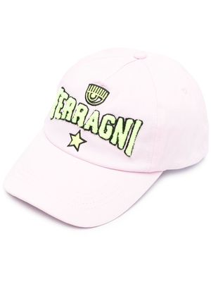 Chiara Ferragni embroidered-logo baseball cap - Pink