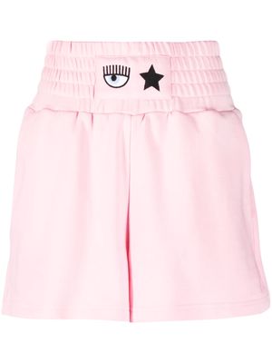 Chiara Ferragni Eye-Like motif shorts - Pink
