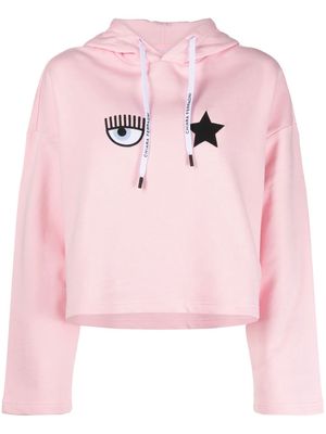 Chiara Ferragni Eye Star cotton hoodie - Pink