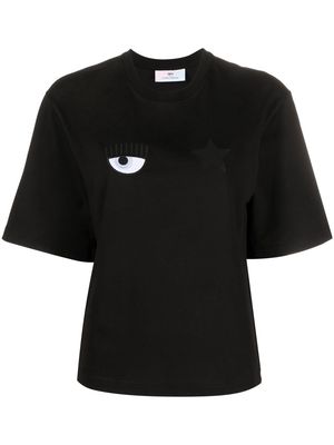 Chiara Ferragni Eye Star cotton T-shirt - Black