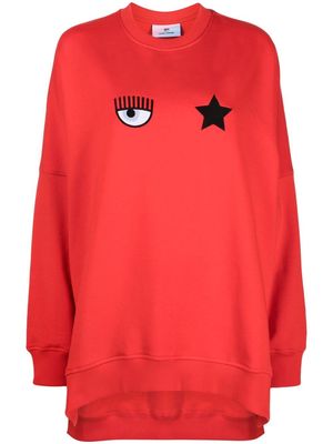 Chiara Ferragni Eye Star embroidered oversize sweatshirt