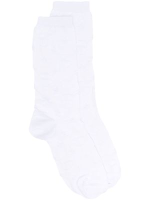 Chiara Ferragni Eyelike-motif ankle socks - White