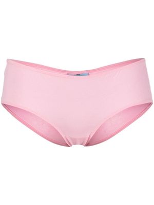 Chiara Ferragni Eyelike-motif cotton briefs - Pink