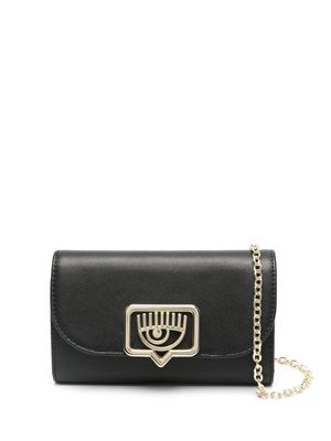 Chiara Ferragni Eyelike-motif cross body bag - Black
