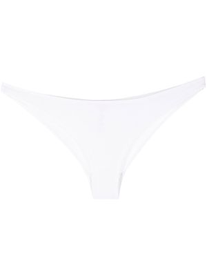 Chiara Ferragni Eyelike-motif stretch-cotton thong - White