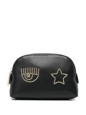 Chiara Ferragni Eyelike stud-detailing purse - Black