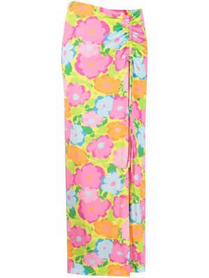 Chiara Ferragni floral-print maxi skirt - Pink