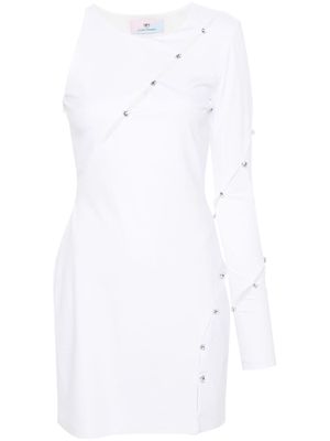 Chiara Ferragni gem-embellished mini dress - White