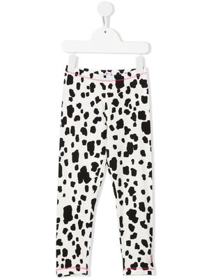 Chiara Ferragni Kids animal-print leggings - White