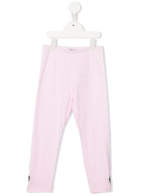 Chiara Ferragni Kids logo-patch leggings - Pink