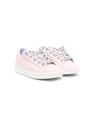 Chiara Ferragni Kids logo-print low-top sneakers - Pink