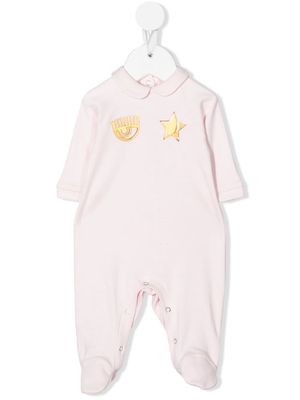Chiara Ferragni Kids Wink and Star pajamas - Pink