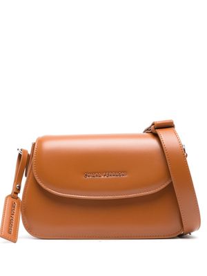 Chiara Ferragni logo-charm shoulder bag - Brown