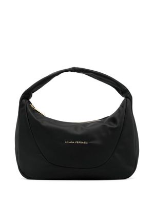 Chiara Ferragni logo-lettering shoulder bag - Black