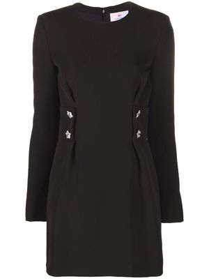 Chiara Ferragni long-sleeve mini dress - Black