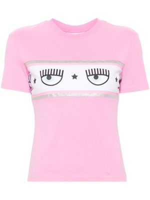 Chiara Ferragni Maxi Logomania-print T-shirt - Pink