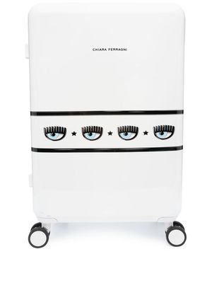 Chiara Ferragni medium Logomania travel case - Neutrals