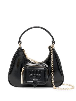 Chiara Ferragni mini Vicky patent bag - Black