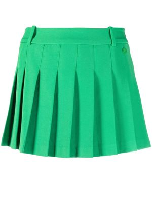 Chiara Ferragni pleated mini skirt - Green