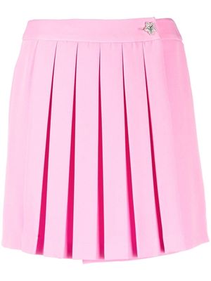 Chiara Ferragni pleated mini skirt - Pink