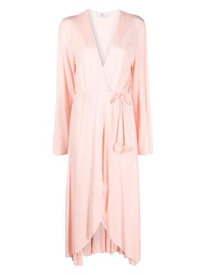 Chiara Ferragni pompom-detail V-neck nightdress - Pink