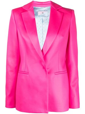 Chiara Ferragni shine-finish blazer - Pink