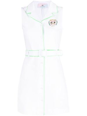 Chiara Ferragni sleeveless tennis dress - White