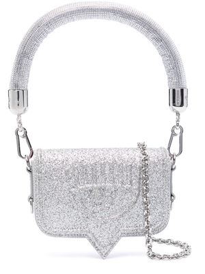 Chiara Ferragni small Eyelike cross body bag - Silver