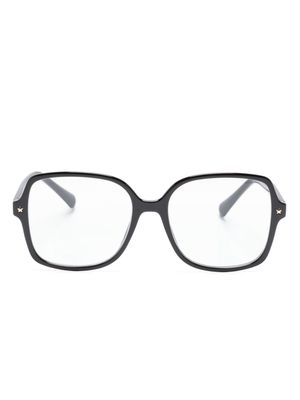 Chiara Ferragni star-stud square-frame glasses - Black