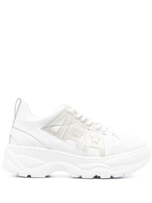 Chiara Ferragni tonal panelled sneakers - White