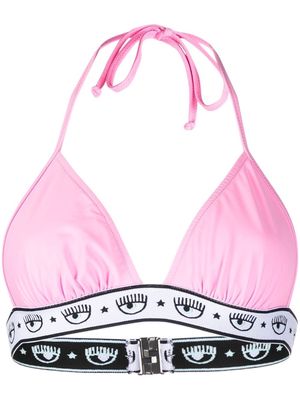 Chiara Ferragni triangle bikini top - Pink