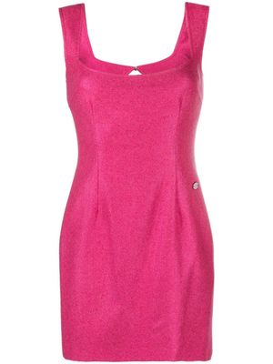 Chiara Ferragni Uniform lurex wool-blend dress - Pink