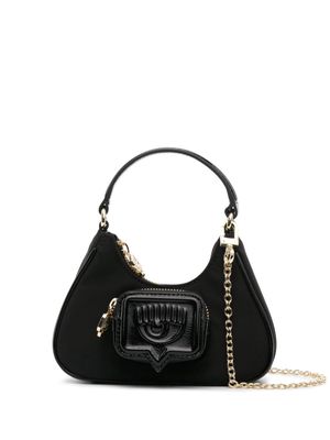 Chiara Ferragni Vicky debossed-logo mini bag - Black