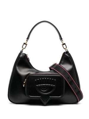 Chiara Ferragni Vicky faux-leather shoulder bag - Black