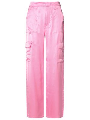 Chiara Ferragni Viscose Fuchsia Pants