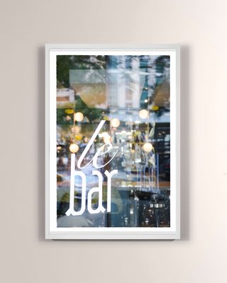 "Chicago, Le Bar Window Reflection" Print