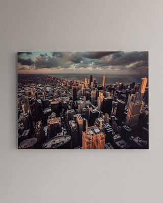 "Chicago" Photography Print Handmade HD Metal & Acrylic Art