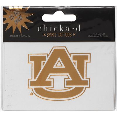 chicka-d Auburn Tigers 2-Pack Spirit Temporary Tattoo Set