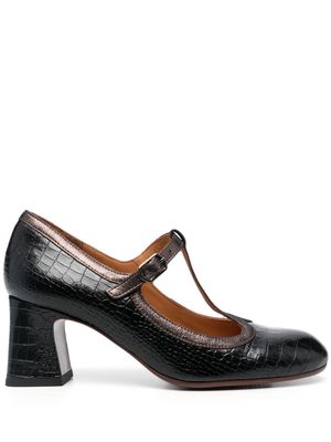 Chie Mihara 70mm leather Mary Jane pumps - Black