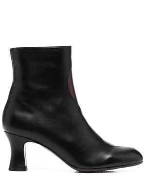 Chie Mihara Akemi two-tone 650mm ankle boots - Black