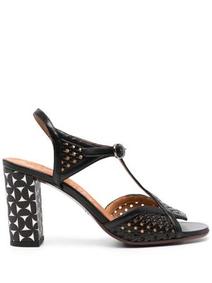 Chie Mihara Bessy 80mm leather sandals - Black