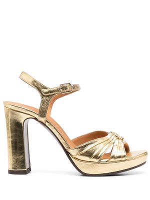 Chie Mihara Chiva leather sandals - Gold