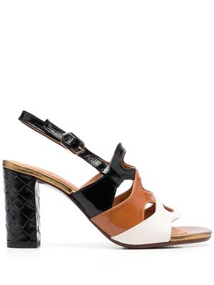Chie Mihara cut-out 90mm leather sandals - White