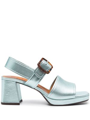 Chie Mihara Ginka 75mm leather sandals - Blue