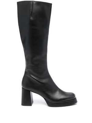Chie Mihara Kery 100mm leather boots - Black