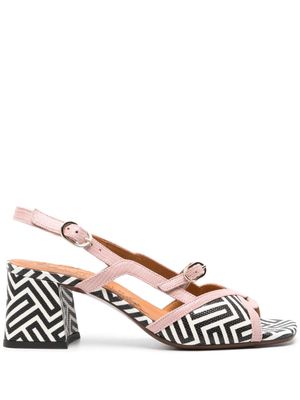 Chie Mihara Leini 45mm leather sandals - White