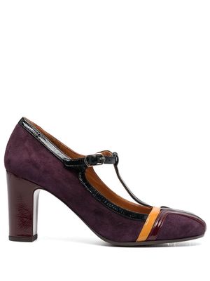 Chie Mihara Mary Jane buckle pumps - Purple