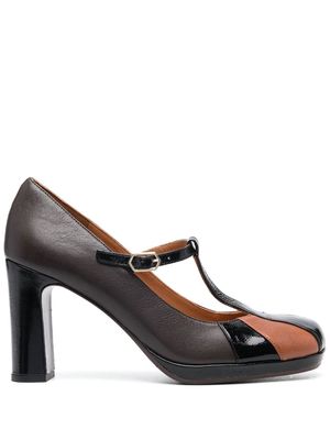 Chie Mihara mary-jane leather pumps - Brown